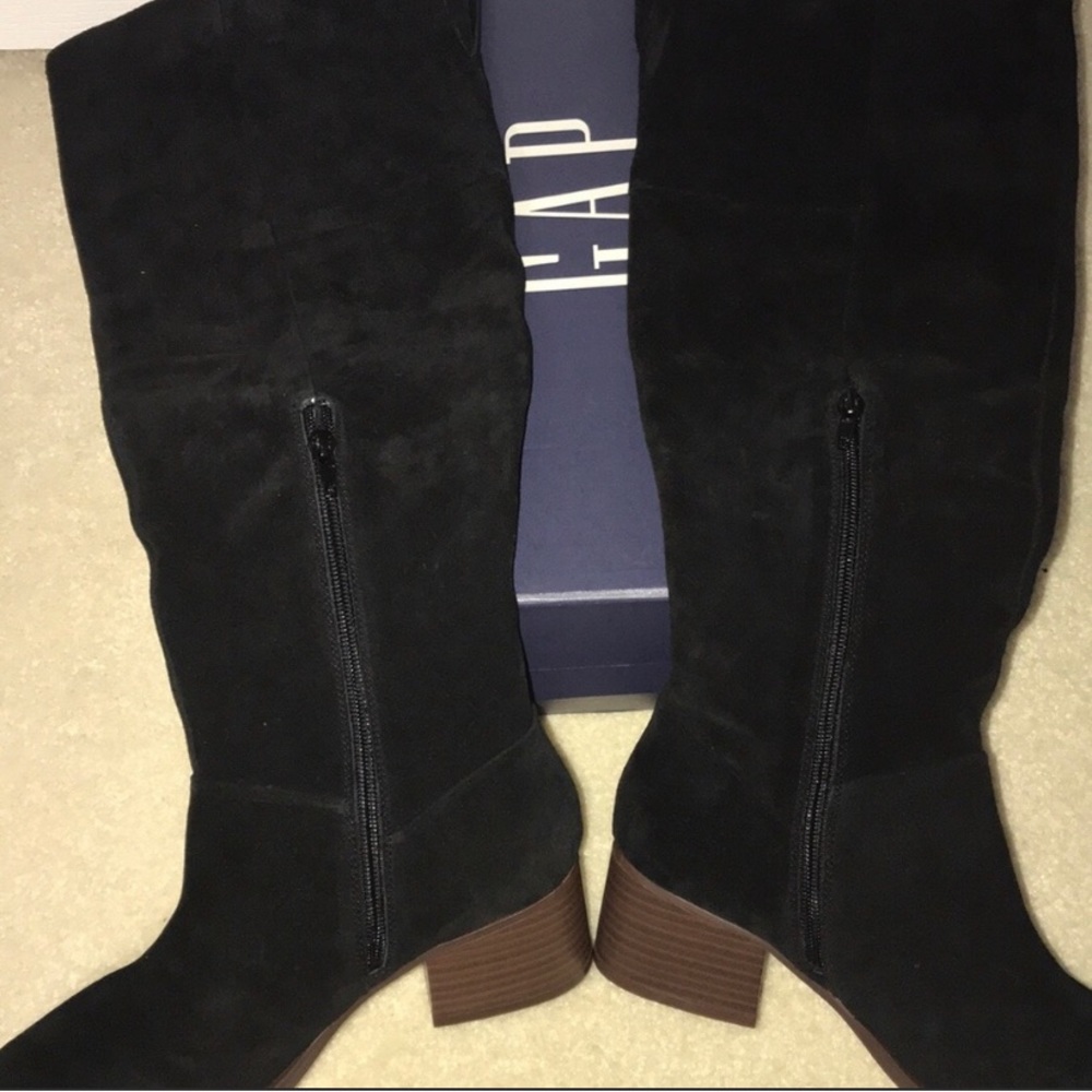 Gap Suede Leather Boots, NEW